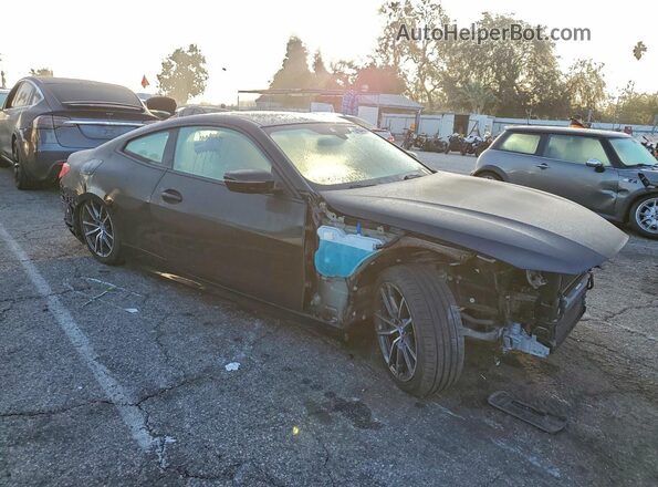 WBA53AP01MCF75981 2021 BMW 4 SERIES Black Передня права чверть