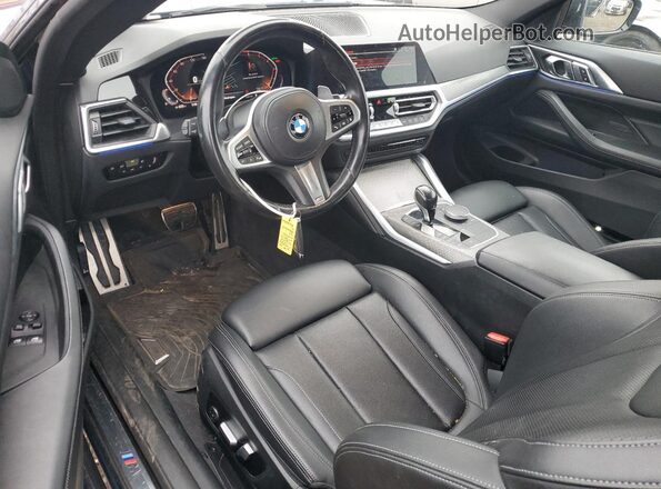 WBA53AP01NCJ79838 2022 BMW 4 SERIES Blue Vista del salpicadero