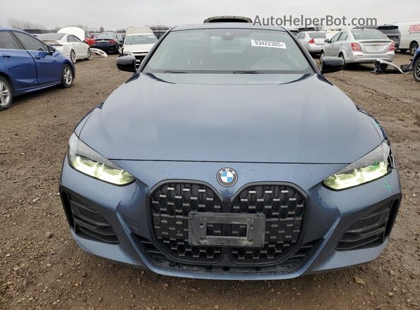 WBA53AP01NCJ79838 2022 BMW 4 SERIES Blue Vista frontal
