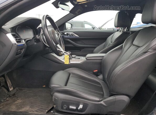 WBA53AP01NCJ79838 2022 BMW 4 SERIES Blue Vista interior delantera