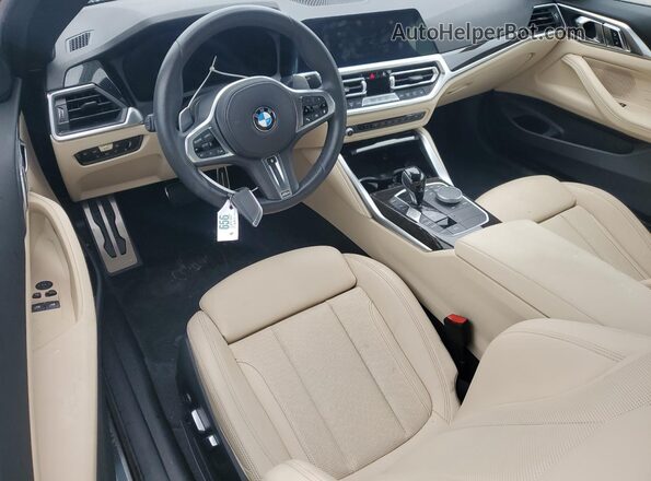 WBA53AP01PCM38170 2023 BMW 4 SERIES White Dashboard view