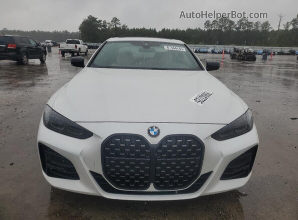 WBA53AP01PCM38170 2023 BMW 4 SERIES White Front view