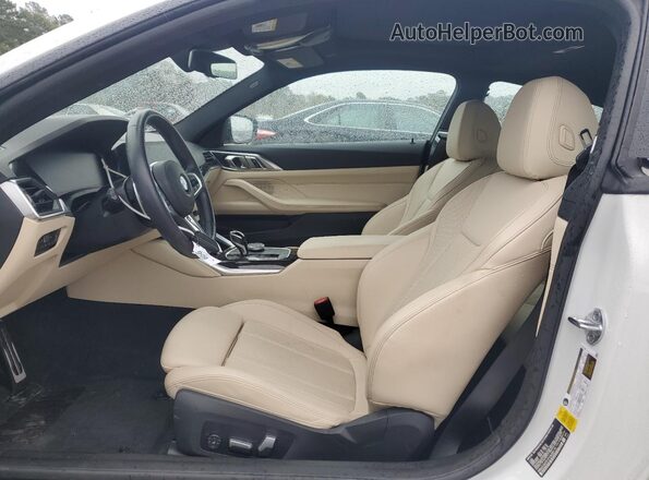 WBA53AP01PCM38170 2023 BMW 4 SERIES White Front interior view