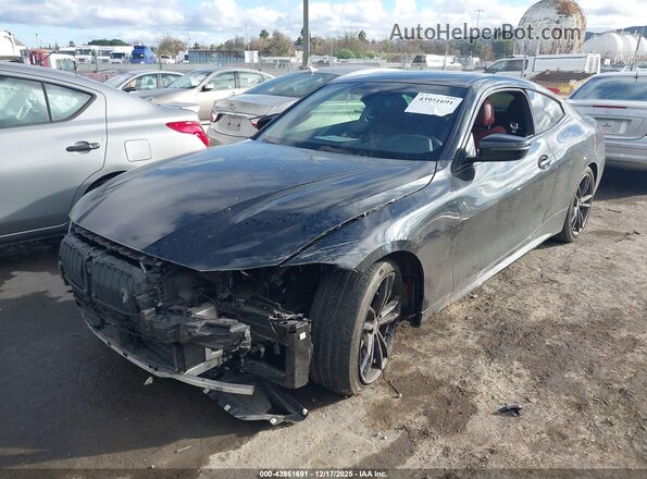 WBA53AP02MCG59937 2021 BMW 4 SERIES Black Przód lewy