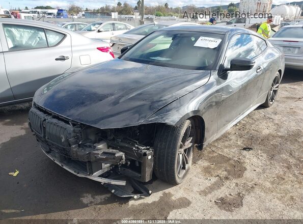 WBA53AP02MCG59937 2021 BMW 4 SERIES Black Widok z przodu