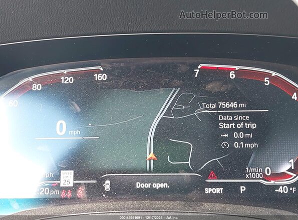 WBA53AP02MCG59937 2021 BMW 4 SERIES Black Widok tylnych siedzeń