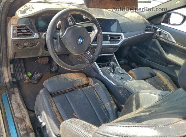 WBA53AP06NCL05952 2022 BMW 4 SERIES Black Vista del salpicadero