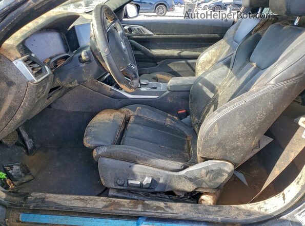 WBA53AP06NCL05952 2022 BMW 4 SERIES Black Vista interior delantera