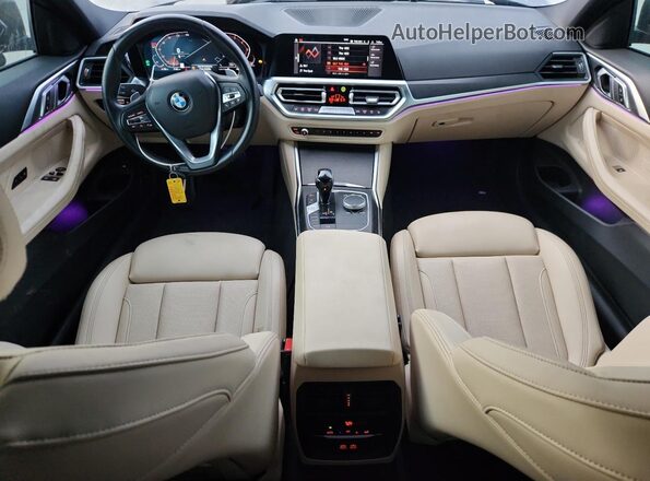 WBA53AP08NCH63205 2022 BMW 4 SERIES Black Dashboard view
