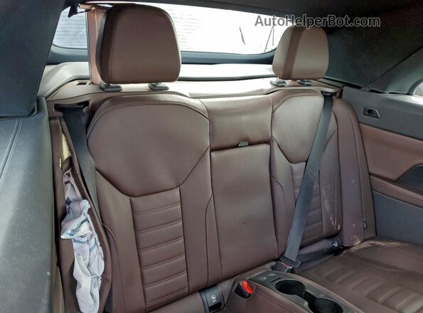 WBA53AT06NCH99416 2022 BMW M4 Black Rear seats view