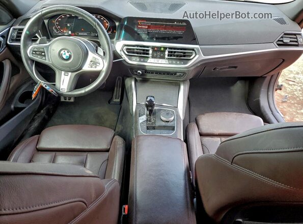 WBA53AT06NCH99416 2022 BMW M4 Black Dashboard view