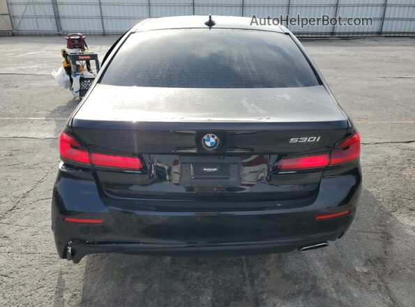 WBA53BH04PWY18848 2023 BMW 5 SERIES Black Widok z tyłu