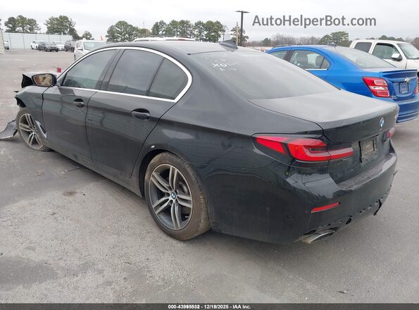 WBA53BH06MWX01543 2021 BMW 5 SERIES Black Tył lewy