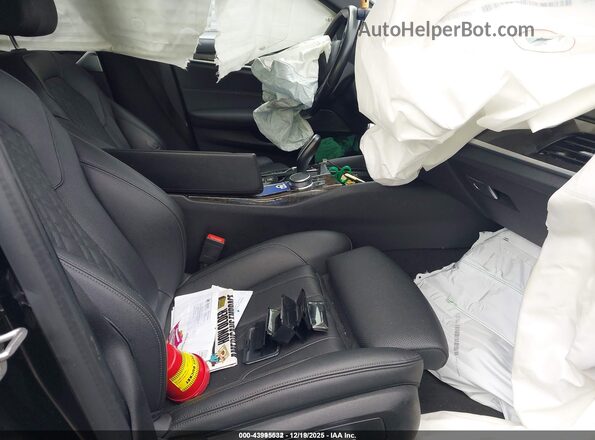WBA53BH06MWX01543 2021 BMW 5 SERIES Black Widok wnętrza z przodu
