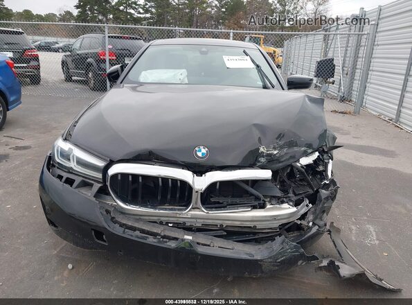 WBA53BH06MWX01543 2021 BMW 5 SERIES Black Widok deski rozdzielczej