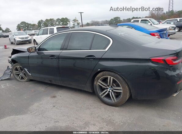 WBA53BH06MWX01543 2021 BMW 5 SERIES Black Widok wnętrza z tyłu