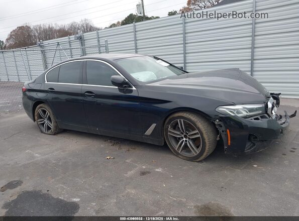 WBA53BH06MWX01543 2021 BMW 5 SERIES Black Widok zestawu wskaźników
