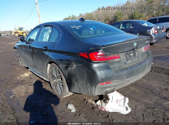 WBA53BH06NWX59167 2022 BMW 5 SERIES Черный Задняя левая четверть