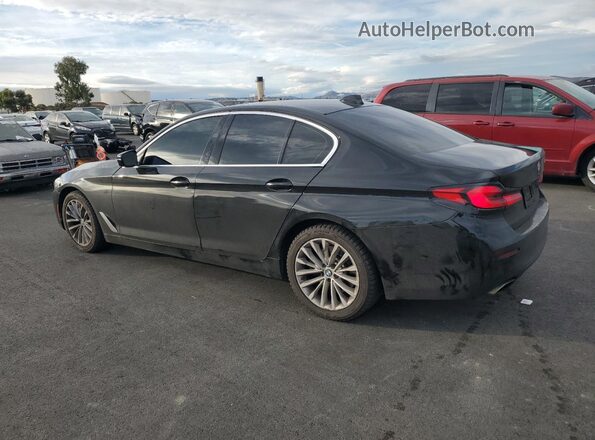 WBA53BH08MCF88358 2021 BMW 5 SERIES Black Trasero izquierdo