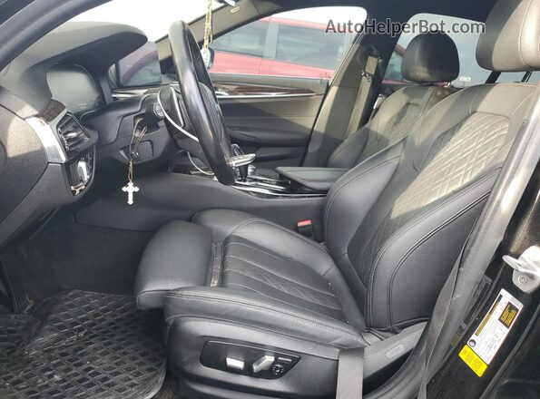 WBA53BH08MCF88358 2021 BMW 5 SERIES Black Vista interior delantera