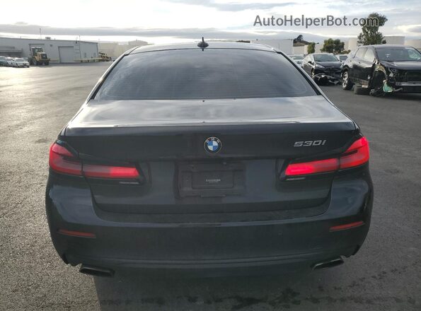 WBA53BH08MCF88358 2021 BMW 5 SERIES Black Vista trasera