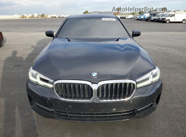WBA53BH08MCF88358 2021 BMW 5 SERIES Black Vista frontal