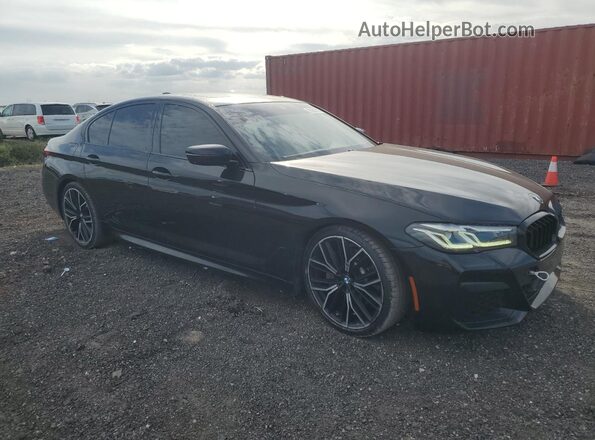 WBA53BH08MWX05013 2021 BMW 5 SERIES Black Front right