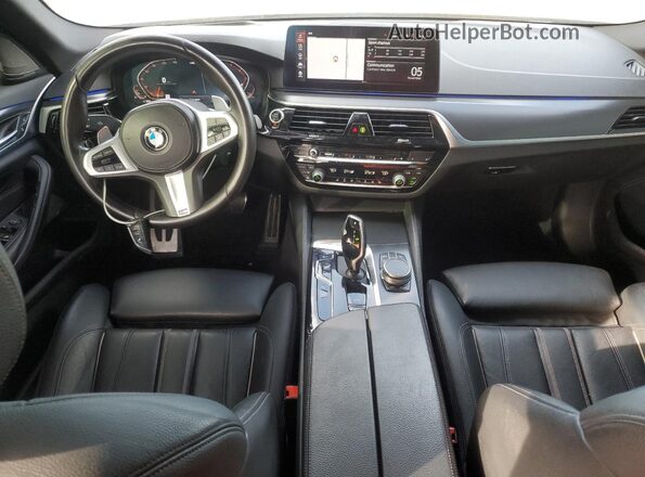 WBA53BH08MWX05013 2021 BMW 5 SERIES Black Dashboard view