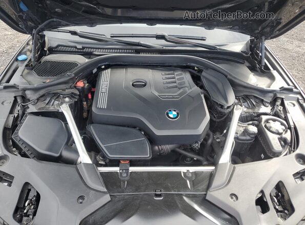 WBA53BH08MWX05013 2021 BMW 5 SERIES Black Rear interior view