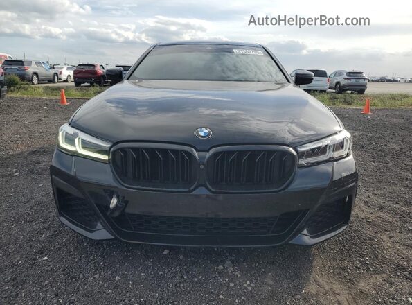 WBA53BH08MWX05013 2021 BMW 5 SERIES Black Front view