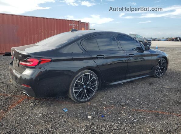 WBA53BH08MWX05013 2021 BMW 5 SERIES Black Rear right