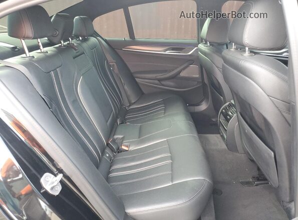 WBA53BH08MWX05013 2021 BMW 5 SERIES Black Rear seats view