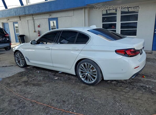 WBA53BJ00MWW91232 2021 BMW 5 SERIES White უკანა მარცხენა