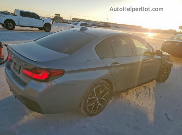 WBA53BJ04PCN07819 2023 BMW 5 SERIES Gray Rear right