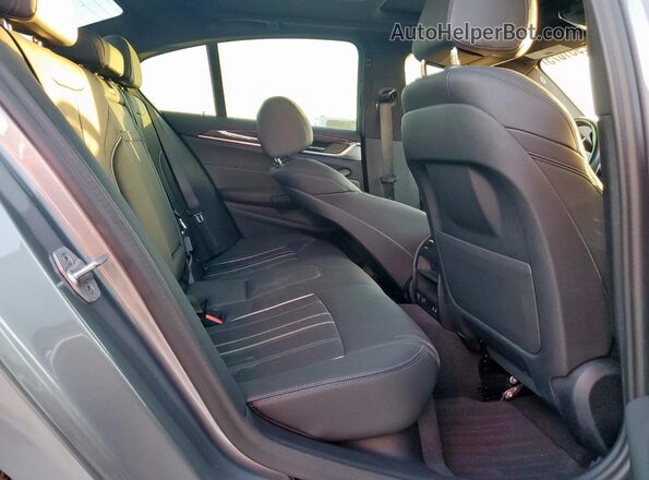 WBA53BJ04PCN07819 2023 BMW 5 SERIES Gray Rear seats view