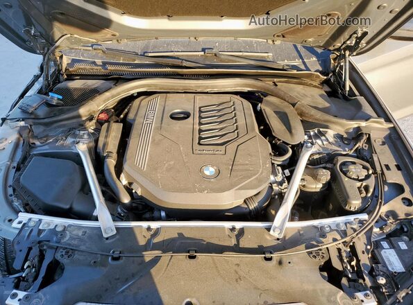 WBA53BJ04PCN07819 2023 BMW 5 SERIES Gray Rear interior view