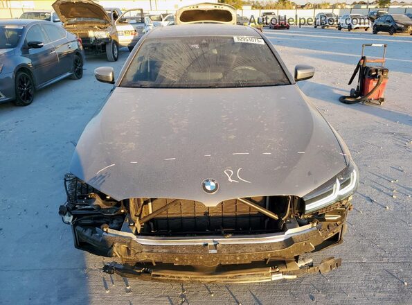 WBA53BJ04PCN07819 2023 BMW 5 SERIES Gray Front view