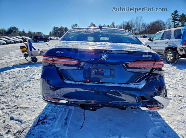 WBA53FJ06TCV39205 2026 BMW 5 SERIES Blue Widok z tyłu