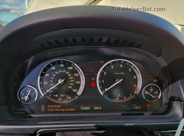WBA5A7C59GG146396 2016 BMW 5 SERIES White Սարքավորումների վահանակի տեսք