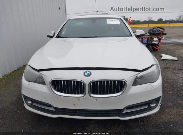WBA5B1C51GG554126 2016 BMW 5 SERIES White Vista interior trasera
