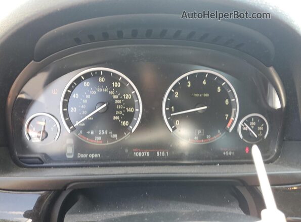 WBA5B3C50GG256422 2016 BMW 5 SERIES White Սարքավորումների վահանակի տեսք