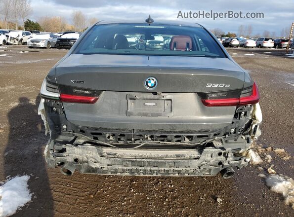 WBA5P9C08NFM50871 2022 BMW 3 SERIES Серый Вид сзади
