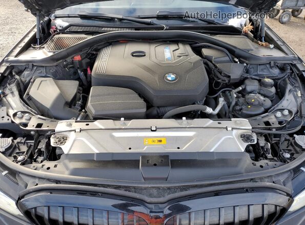 WBA5P9C08NFM50871 2022 BMW 3 SERIES Серый Вид задней части салона