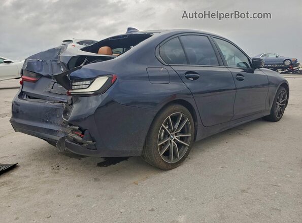 WBA5R1C01NFL64474 2022 BMW 3 SERIES Blue Задня права чверть