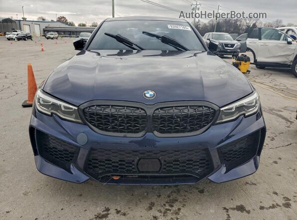 WBA5R1C01NFL64474 2022 BMW 3 SERIES Blue Вид спереду