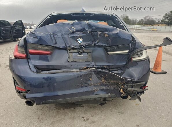 WBA5R1C01NFL64474 2022 BMW 3 SERIES Blue Вид ззаду