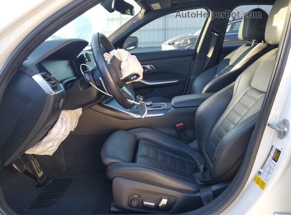 WBA5U7C00LA286653 2020 BMW M3 Белый Вид салона спереди