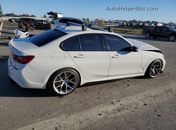 WBA5U7C00LA286653 2020 BMW M3 Белый Задняя правая четверть