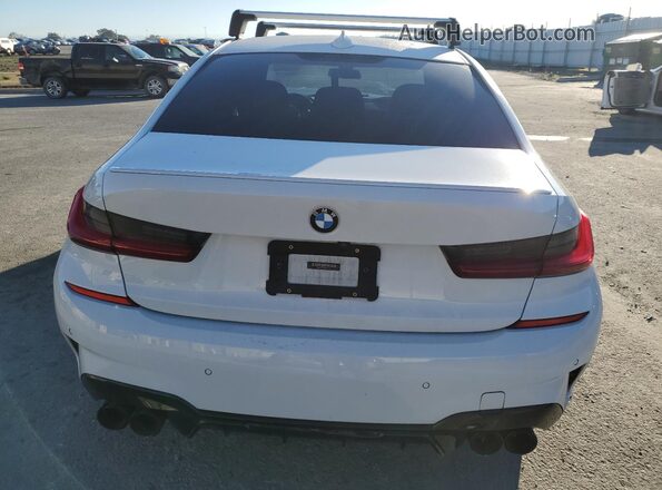 WBA5U7C00LA286653 2020 BMW M3 Белый Вид сзади