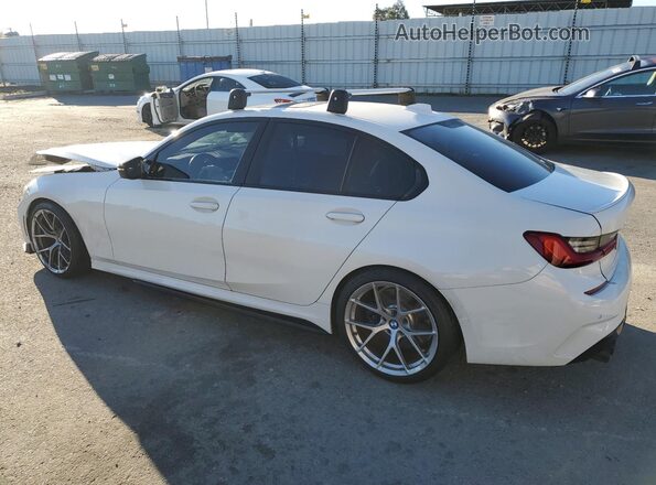 WBA5U7C00LA286653 2020 BMW M3 Белый Задняя левая четверть